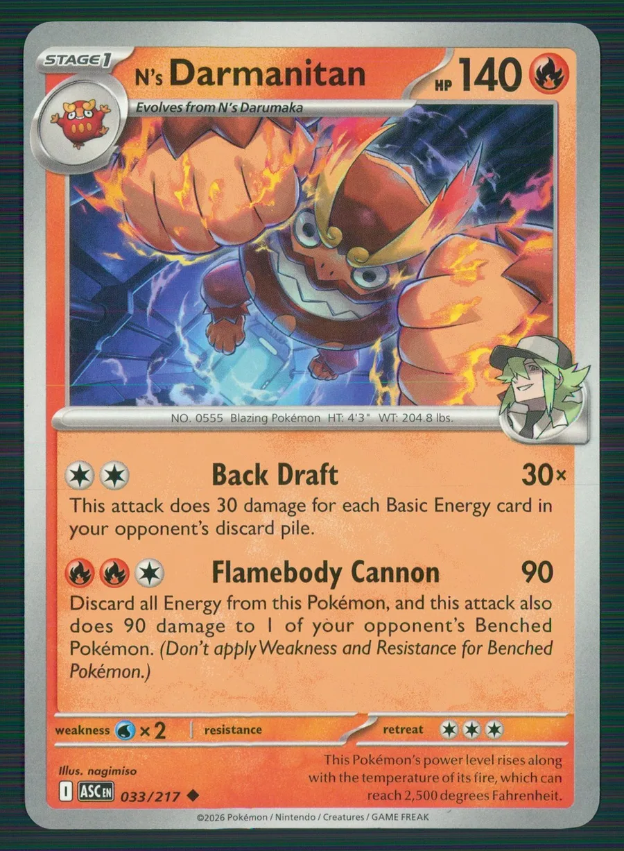 N's Darmanitan Ascended Heroes #33