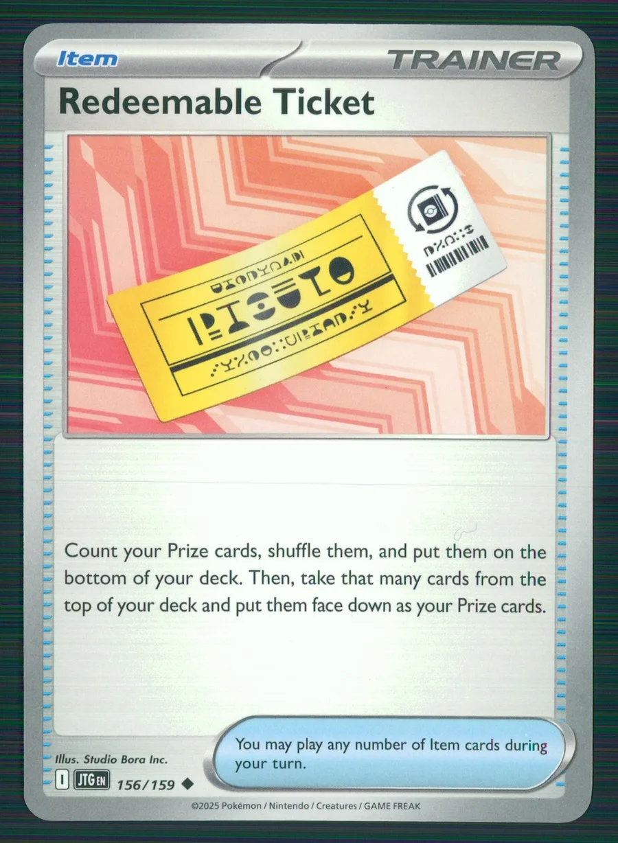 Redeemable Ticket Journey Together #156