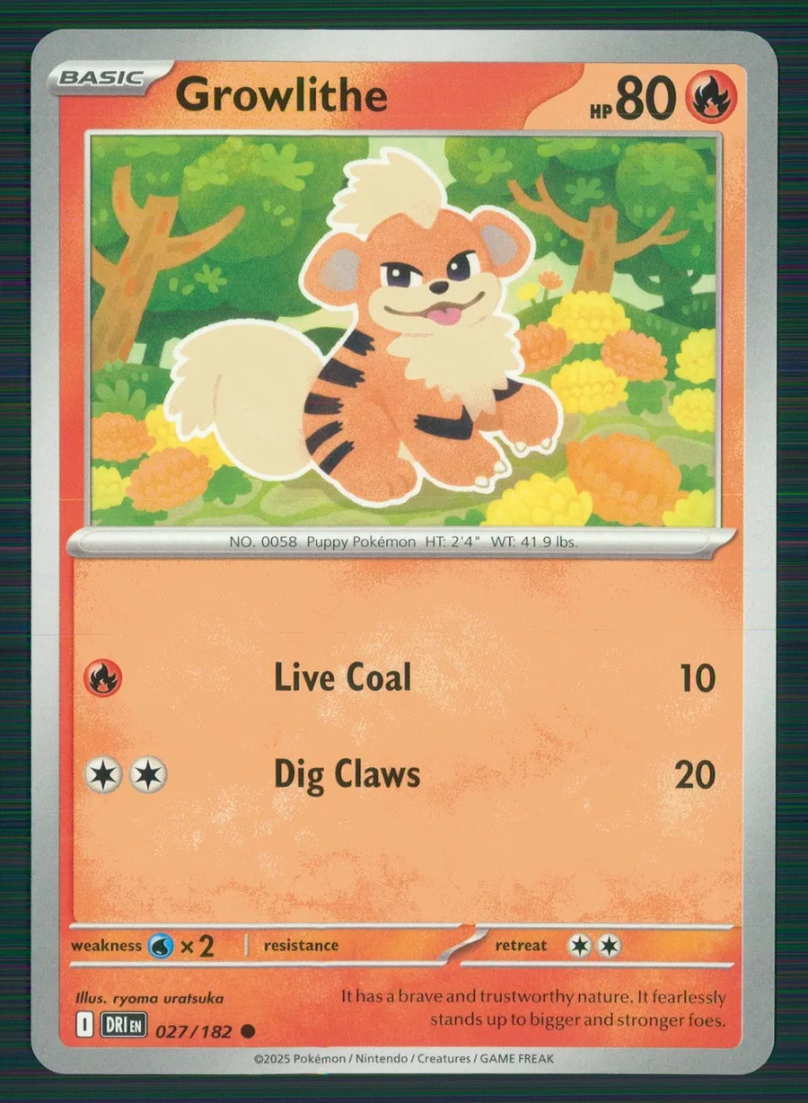 Growlithe Destined Rivals #27