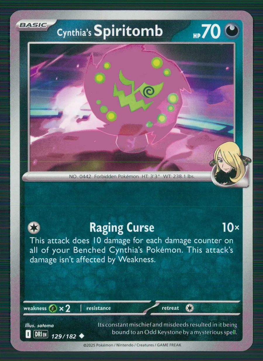 Cynthia's Spiritomb Destined Rivals #129