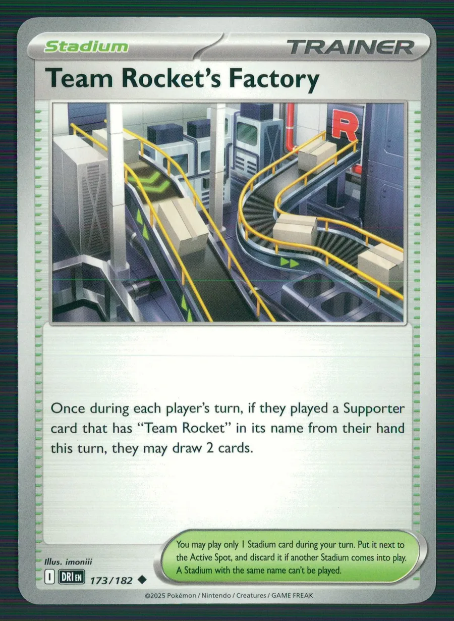 Team Rocket's Factory Destined Rivals #173