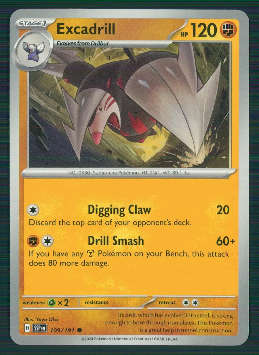 Excadrill Surging Sparks #109
