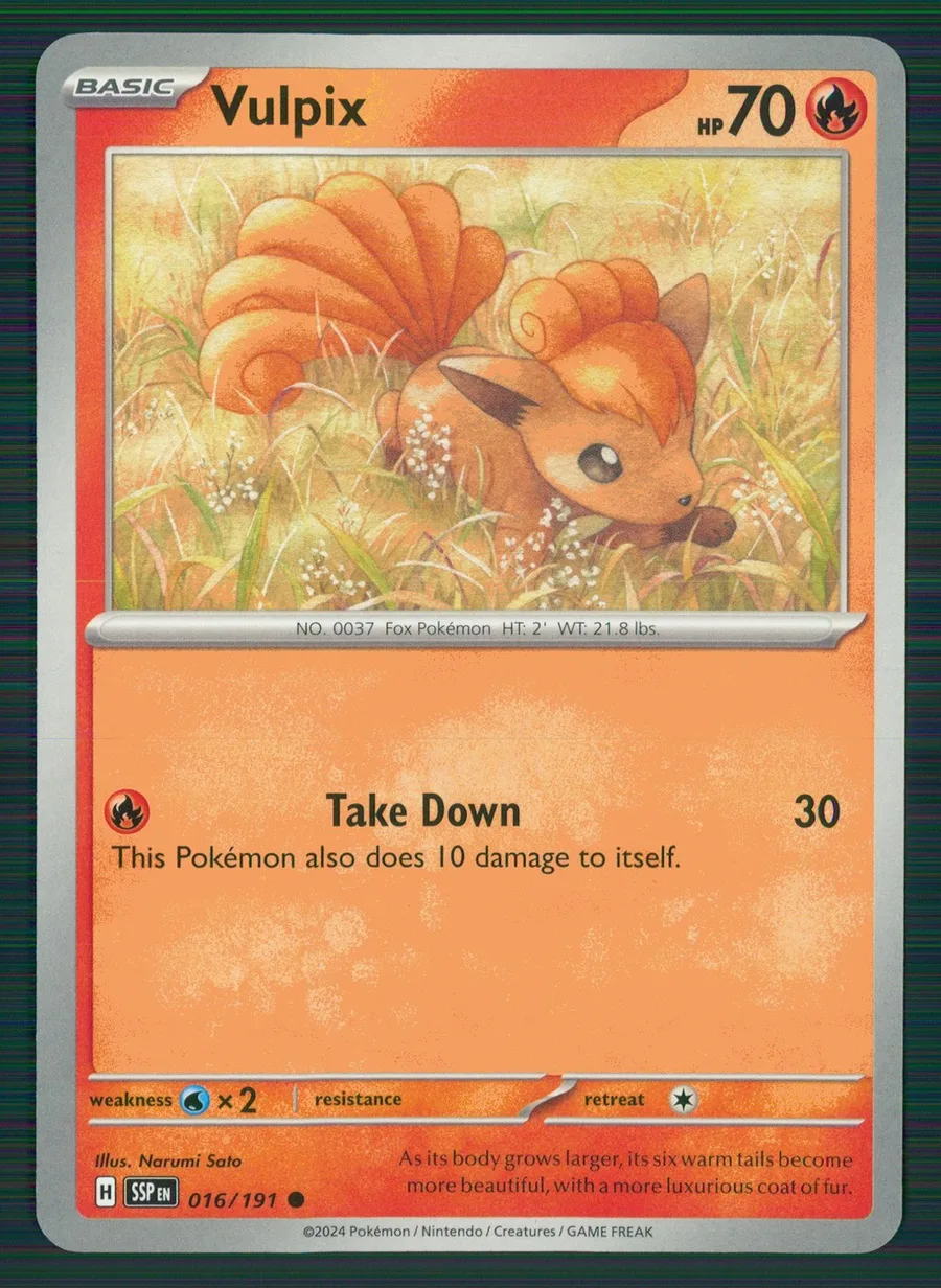 Vulpix Surging Sparks #16