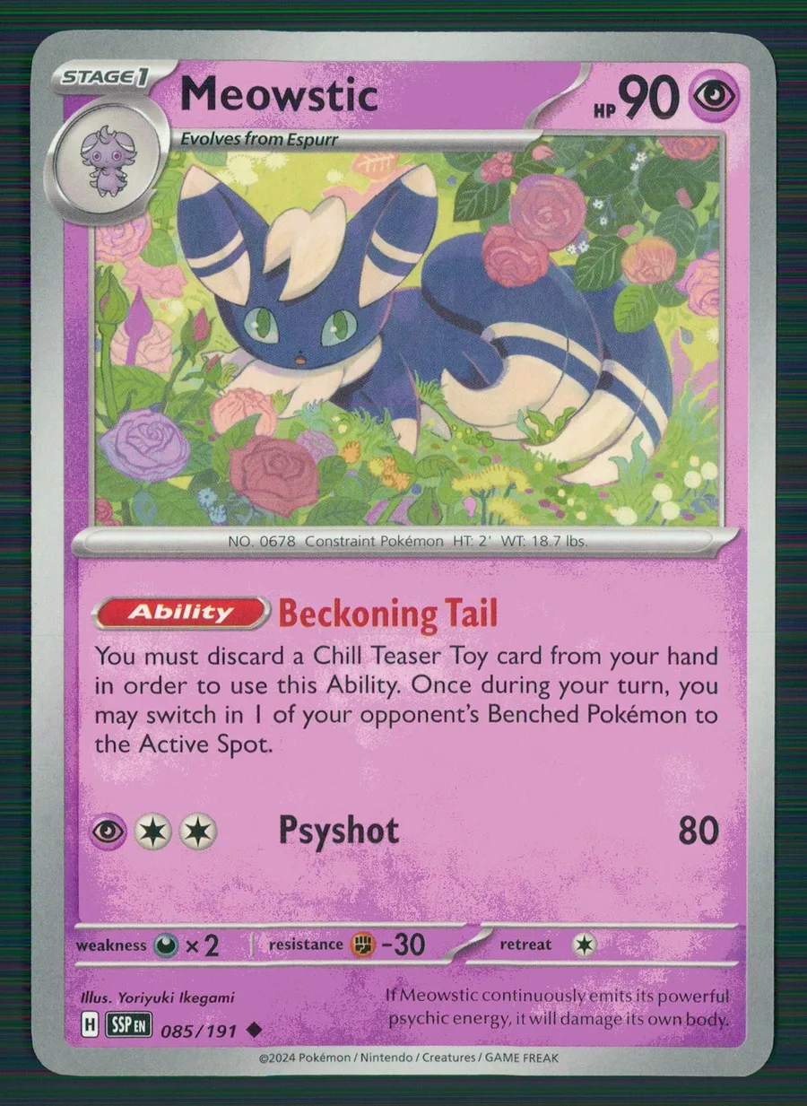 Meowstic Surging Sparks #85