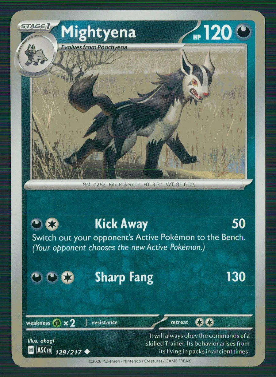 Mightyena Ascended Heroes #129