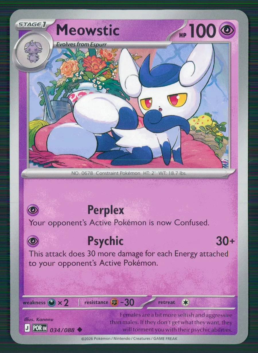 Meowstic Perfect Order #34