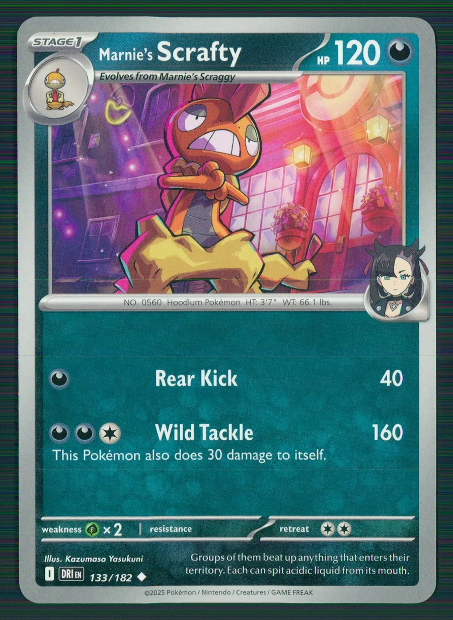 Marnie's Scrafty Destined Rivals #133
