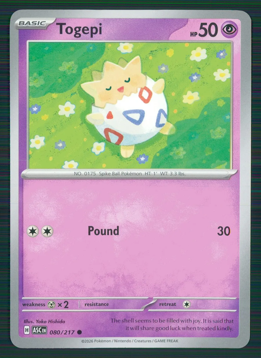 Togepi Ascended Heroes #80