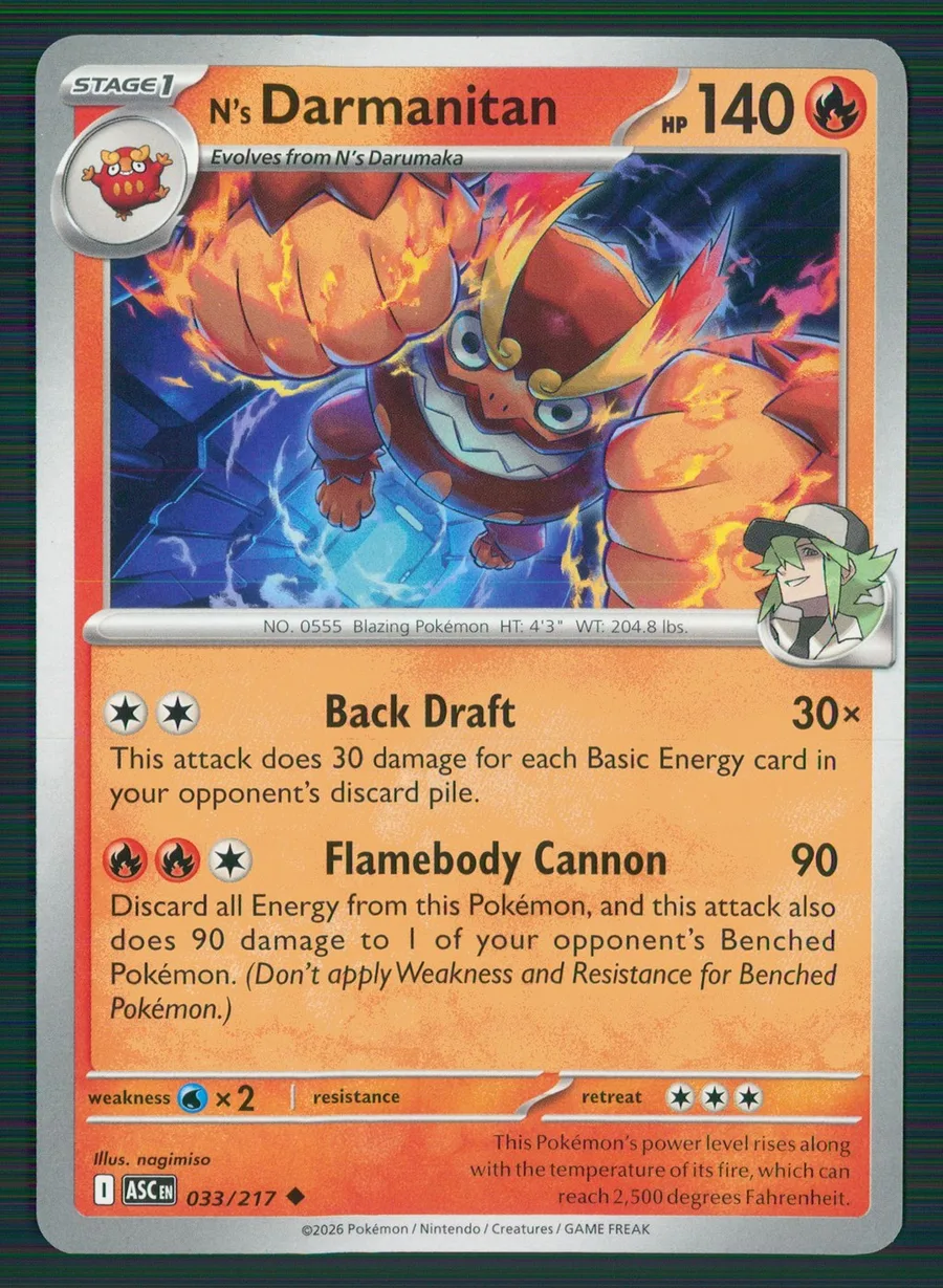 N's Darmanitan Ascended Heroes #33