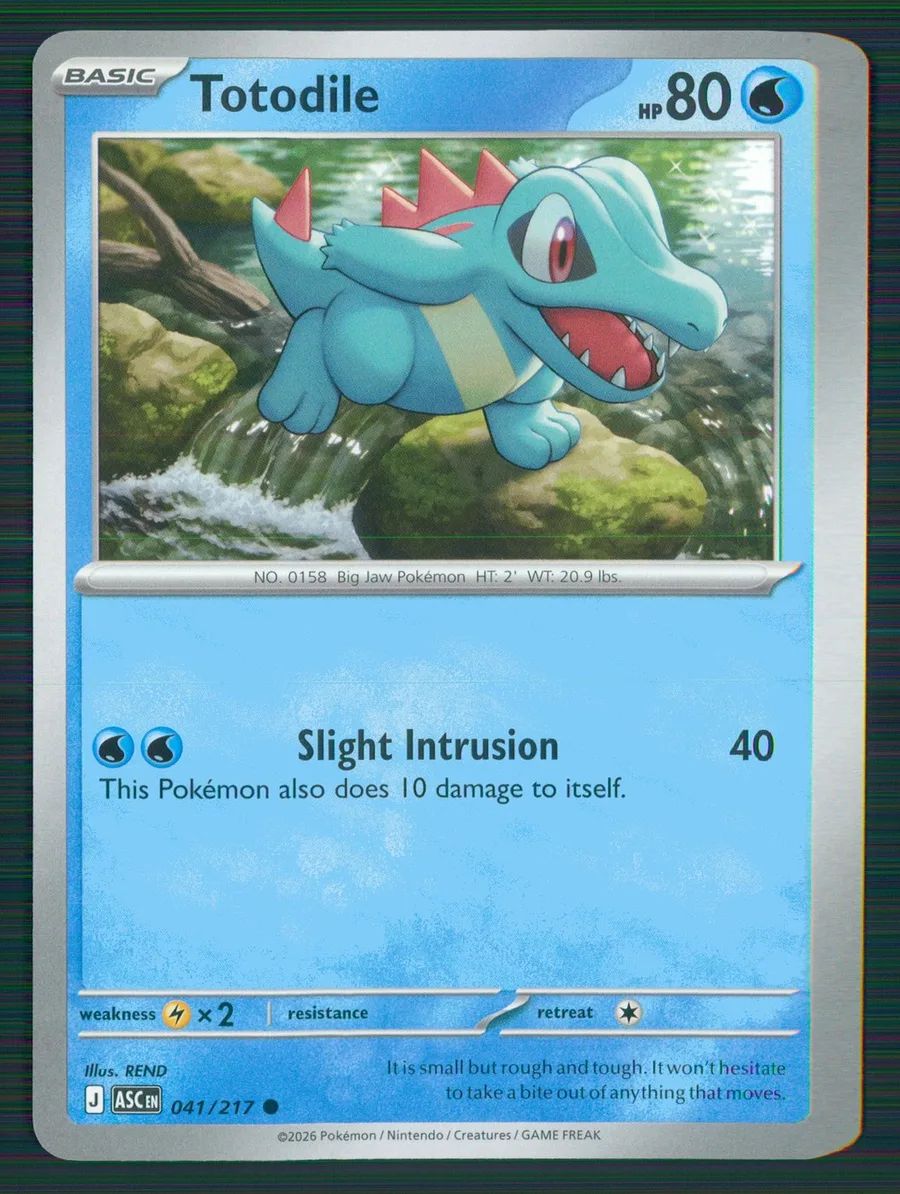 Totodile Ascended Heroes #41