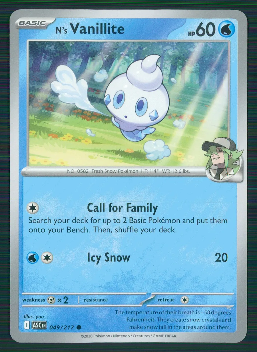 N's Vanillite Ascended Heroes #49