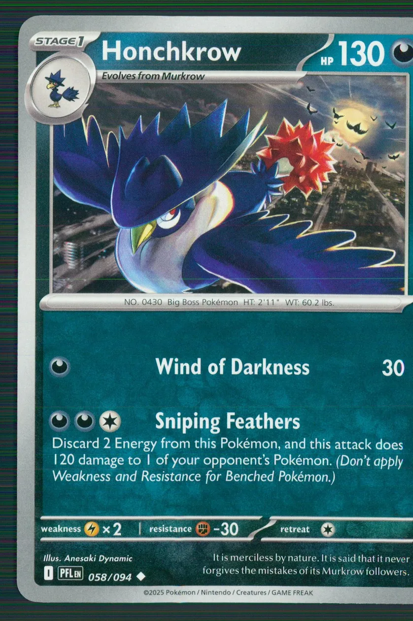 Honchkrow Phantasmal Flames #58