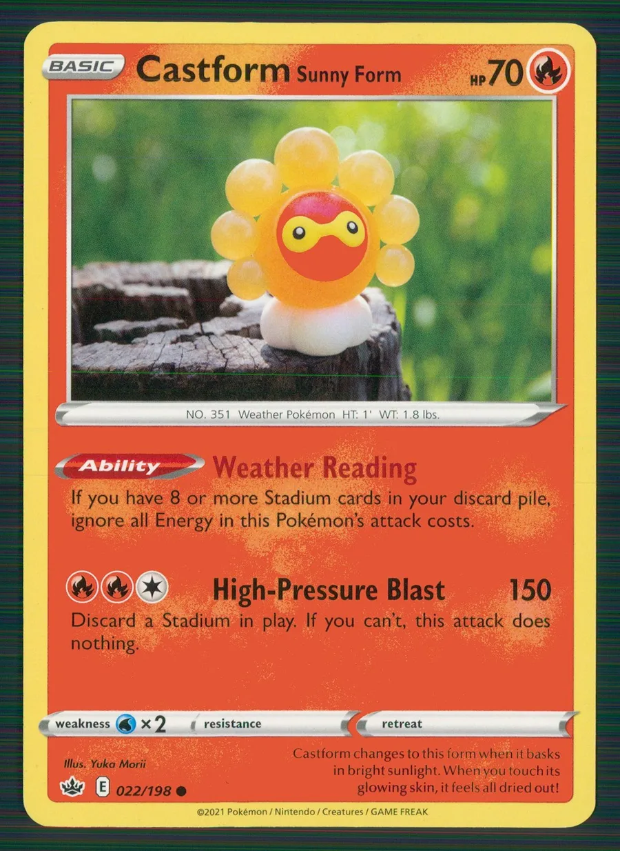 Castform Sunny Form Chilling Reign #22