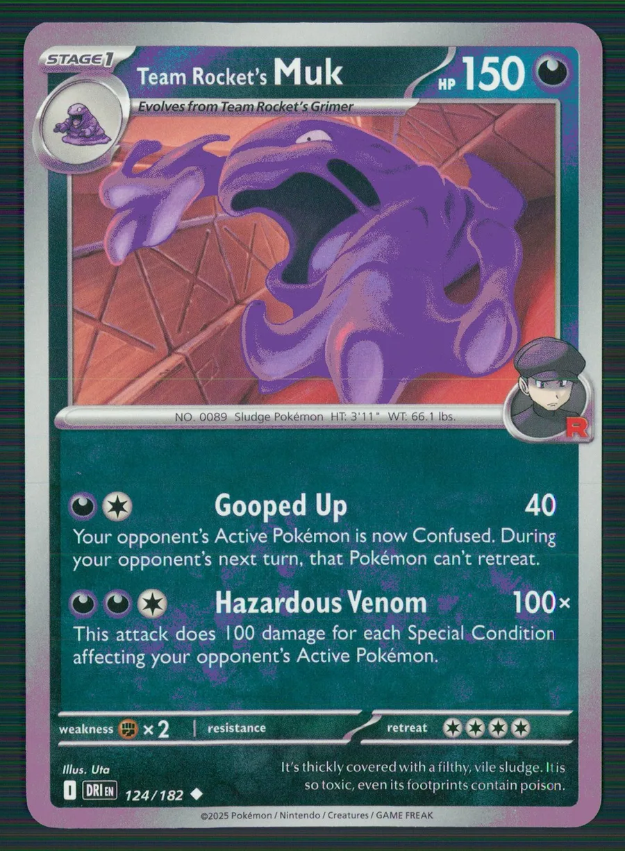 Team Rocket's Muk Destined Rivals #124