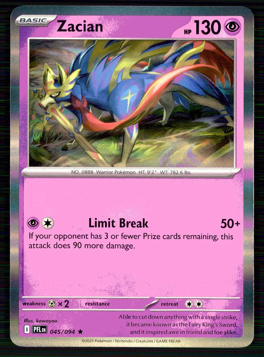 Zacian Phantasmal Flames #45