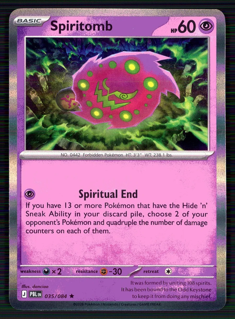 Spiritomb Pitch Black #35