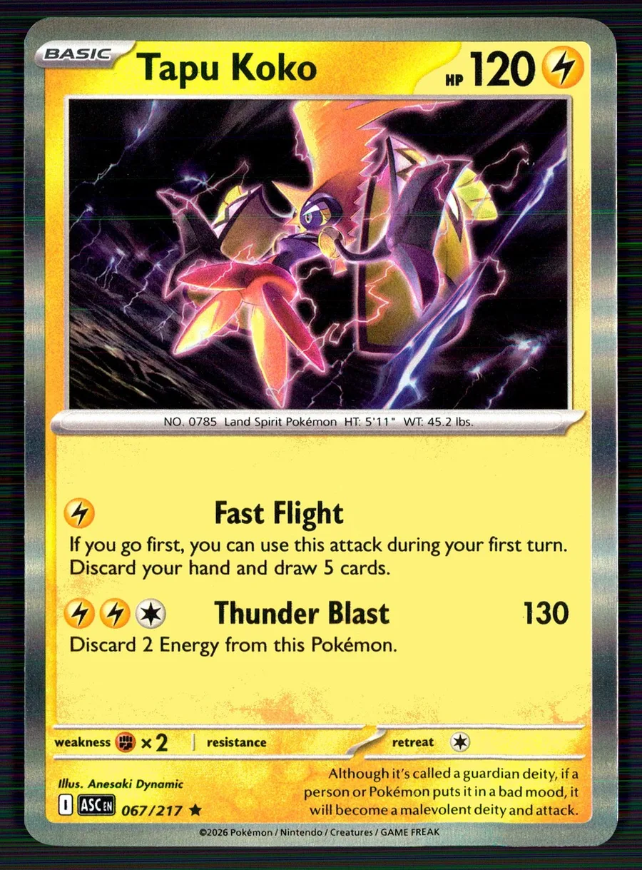 Tapu Koko Ascended Heroes #67