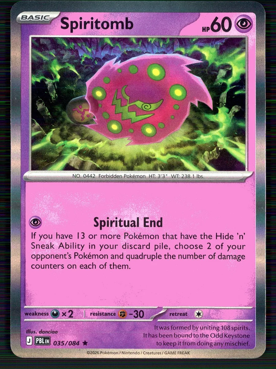 Spiritomb Pitch Black #35