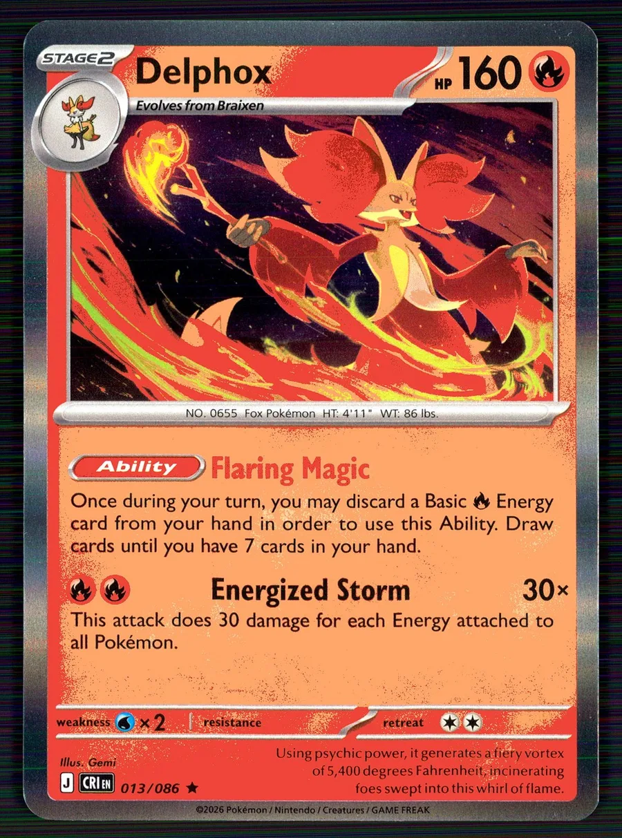 Delphox Chaos Rising #13