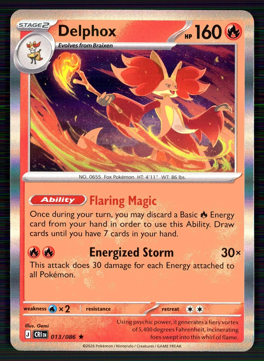 Delphox Chaos Rising #13