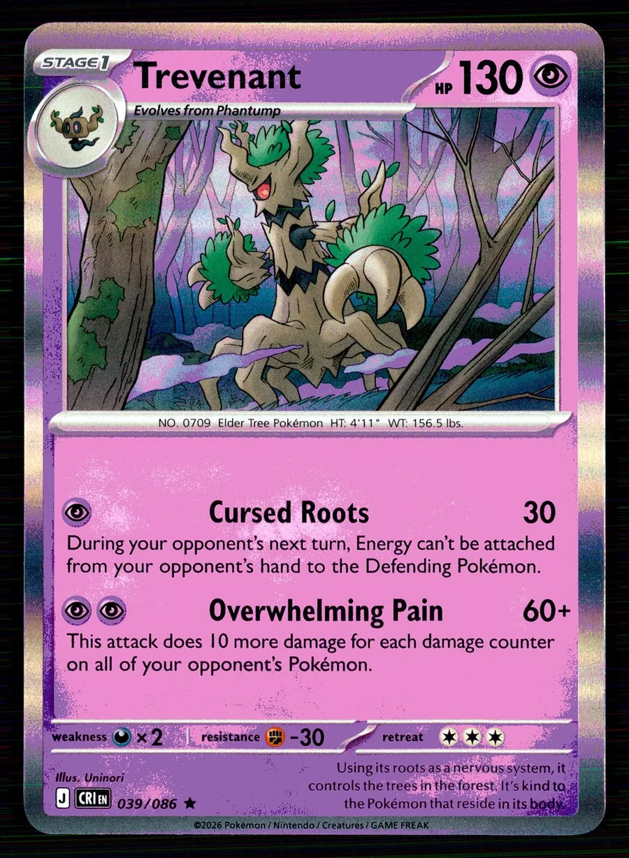 Trevenant Chaos Rising #39