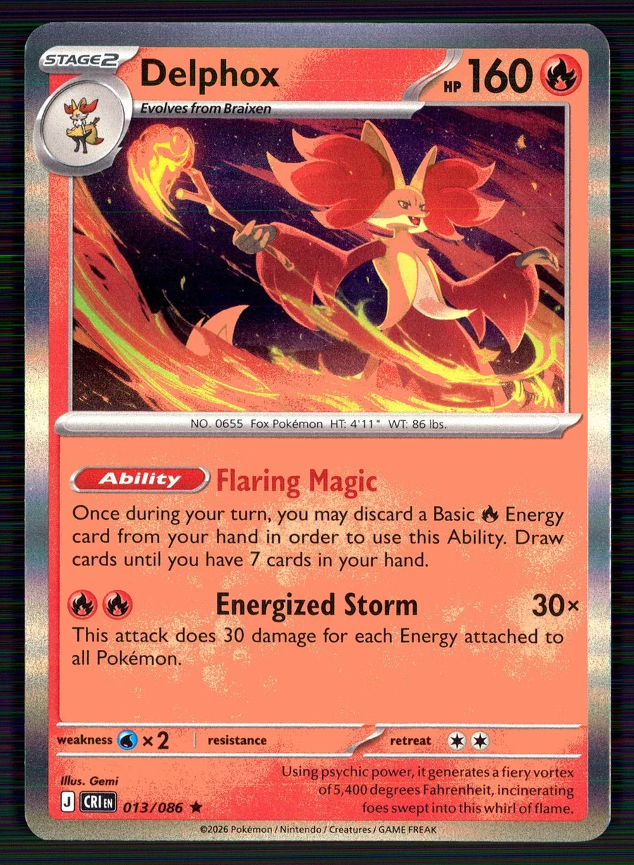Delphox Chaos Rising #13