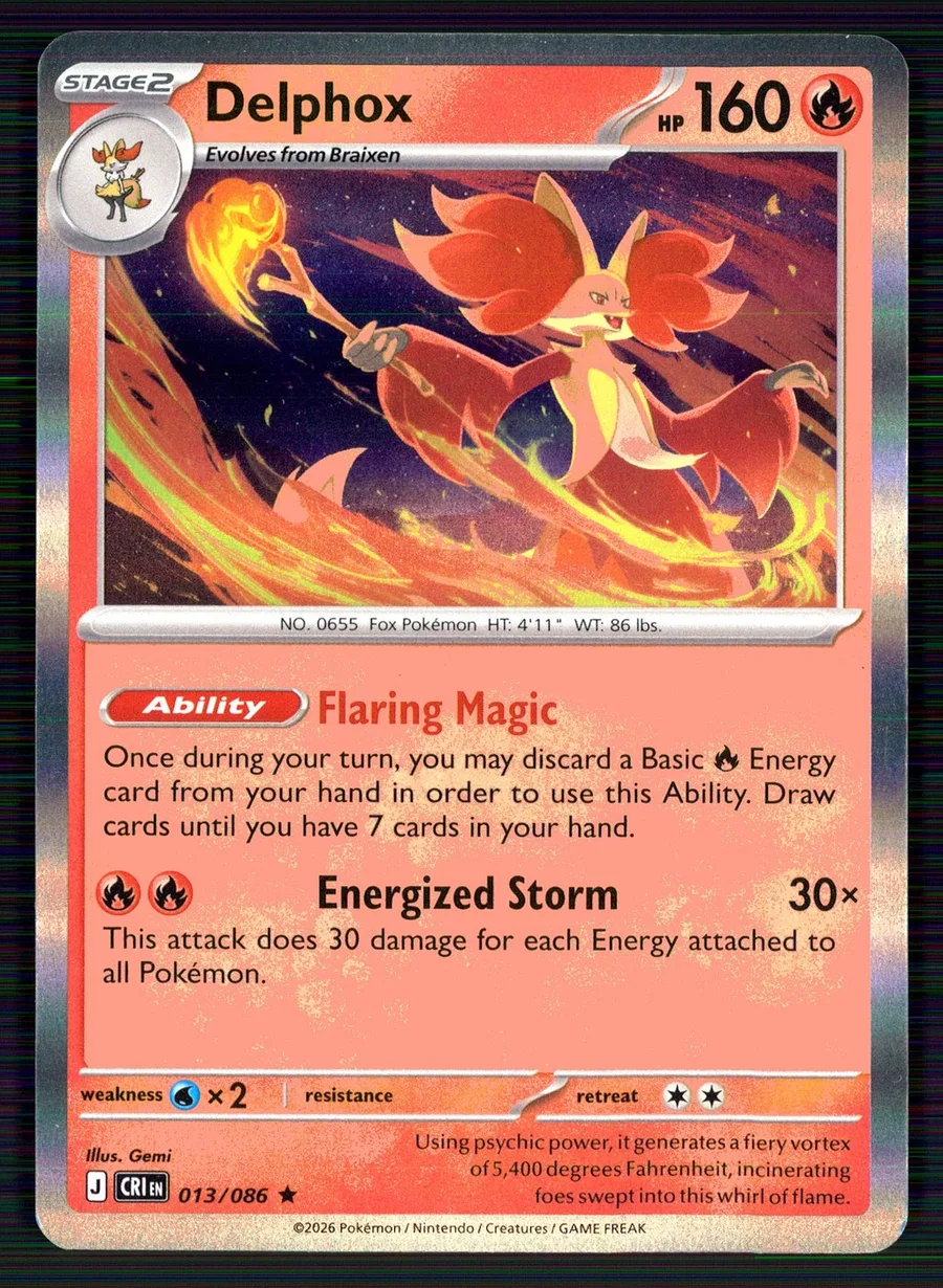 Delphox Chaos Rising #13