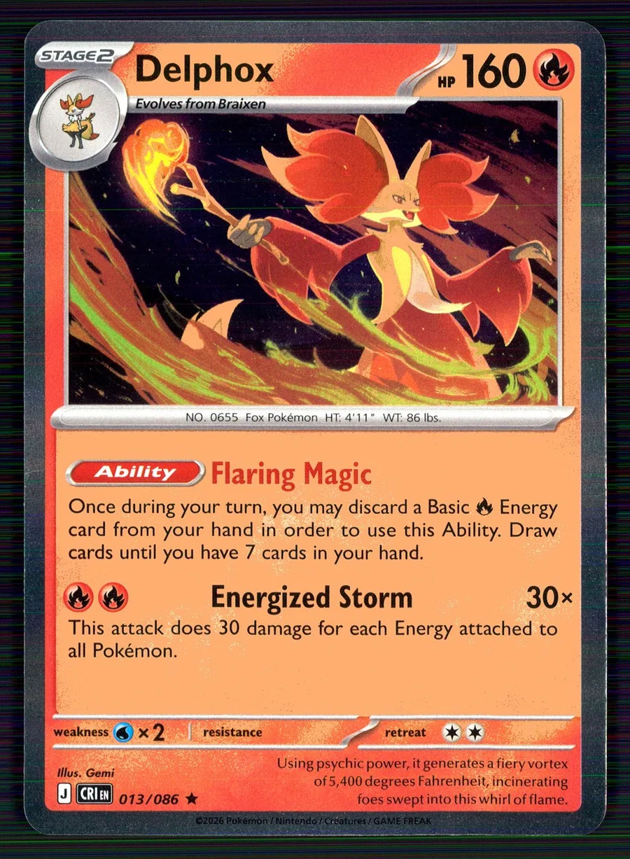 Delphox Chaos Rising #13