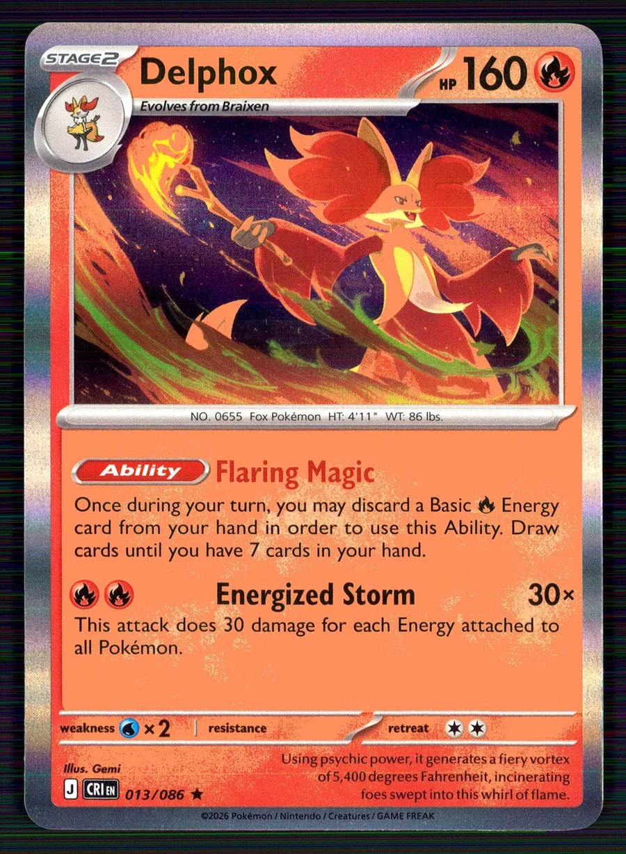 Delphox Chaos Rising #13