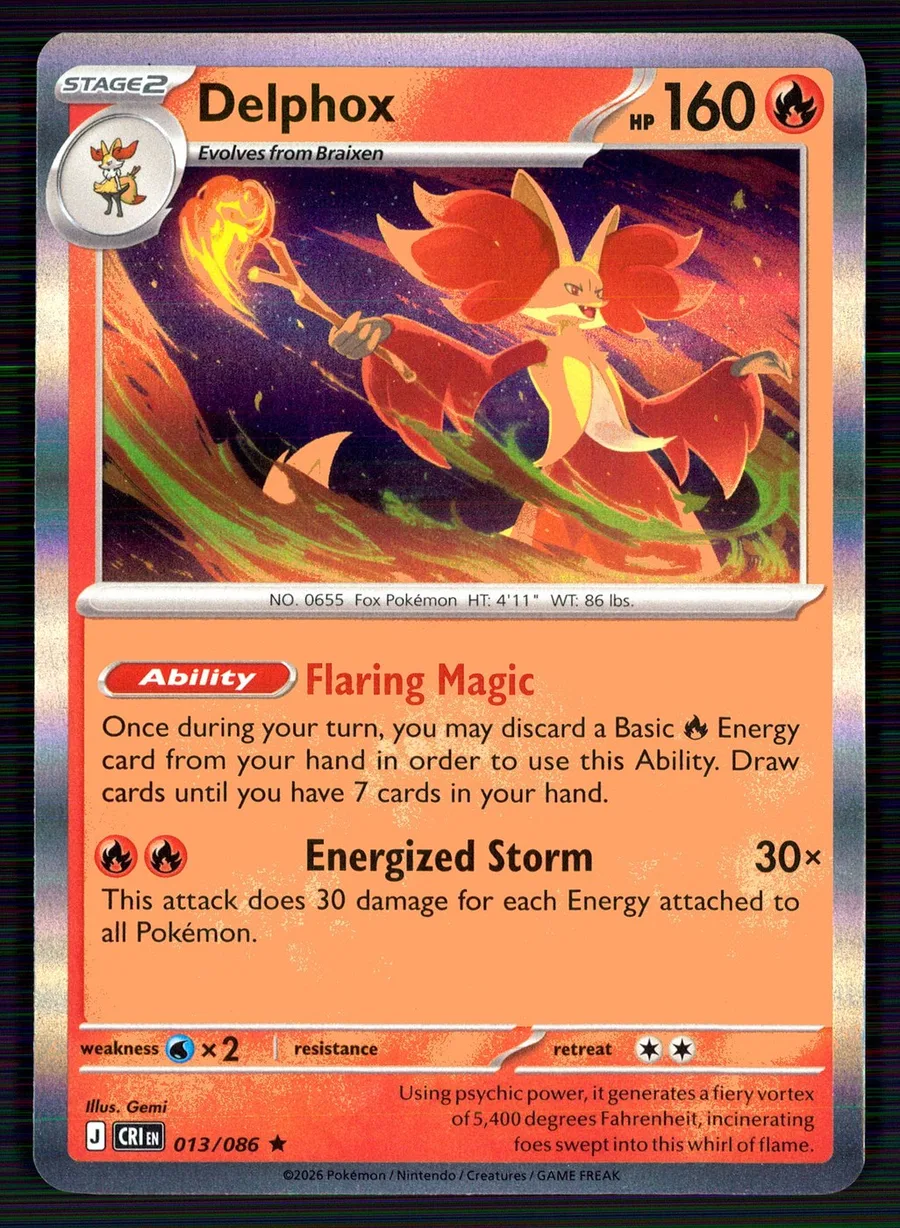 Delphox Chaos Rising #13