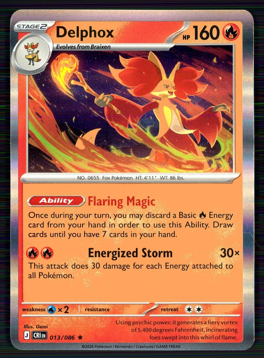 Delphox Chaos Rising #13