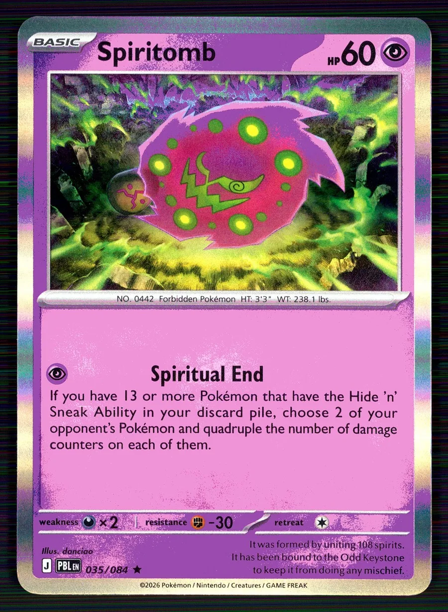 Spiritomb Pitch Black #35