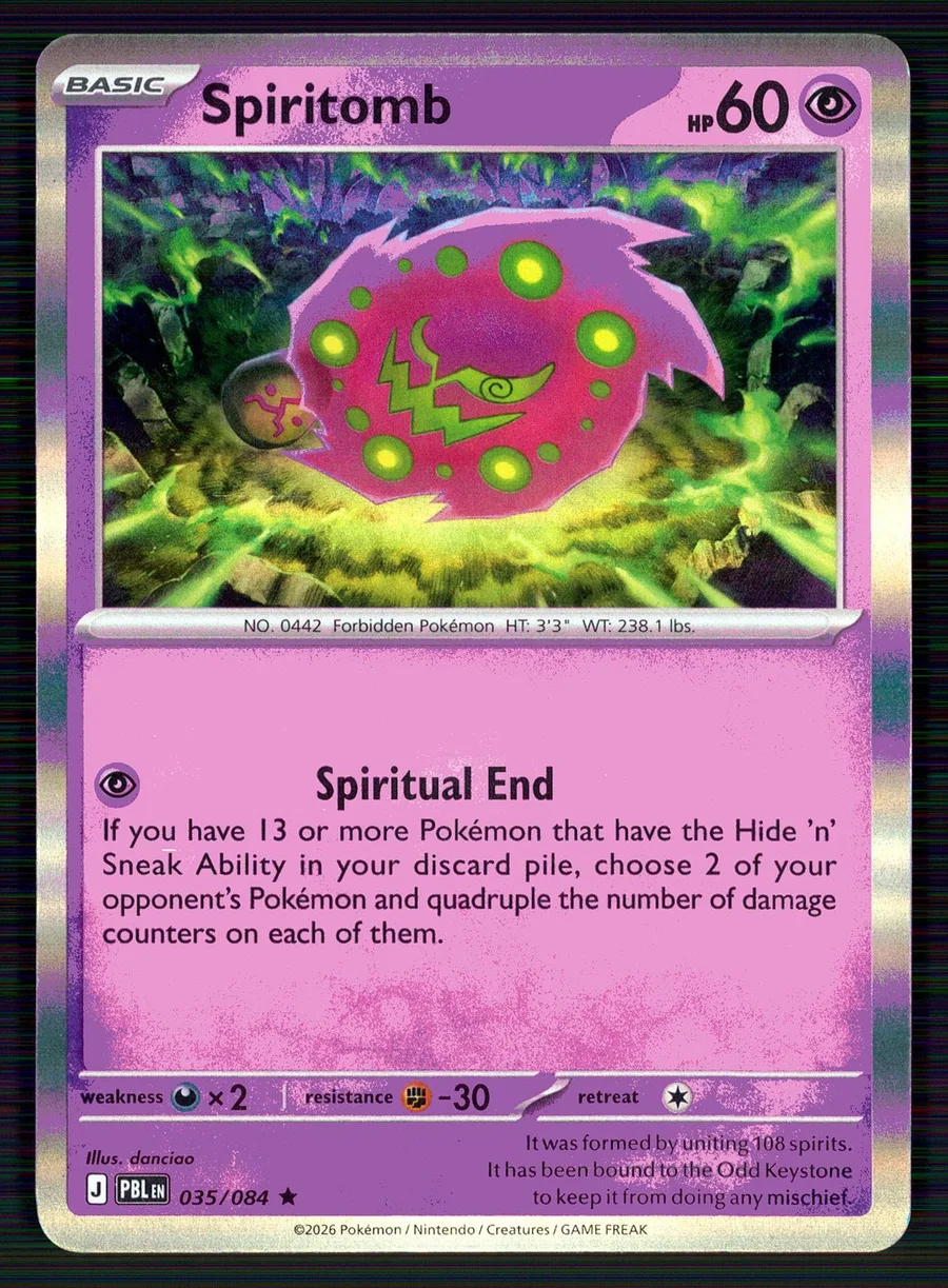 Spiritomb Pitch Black #35