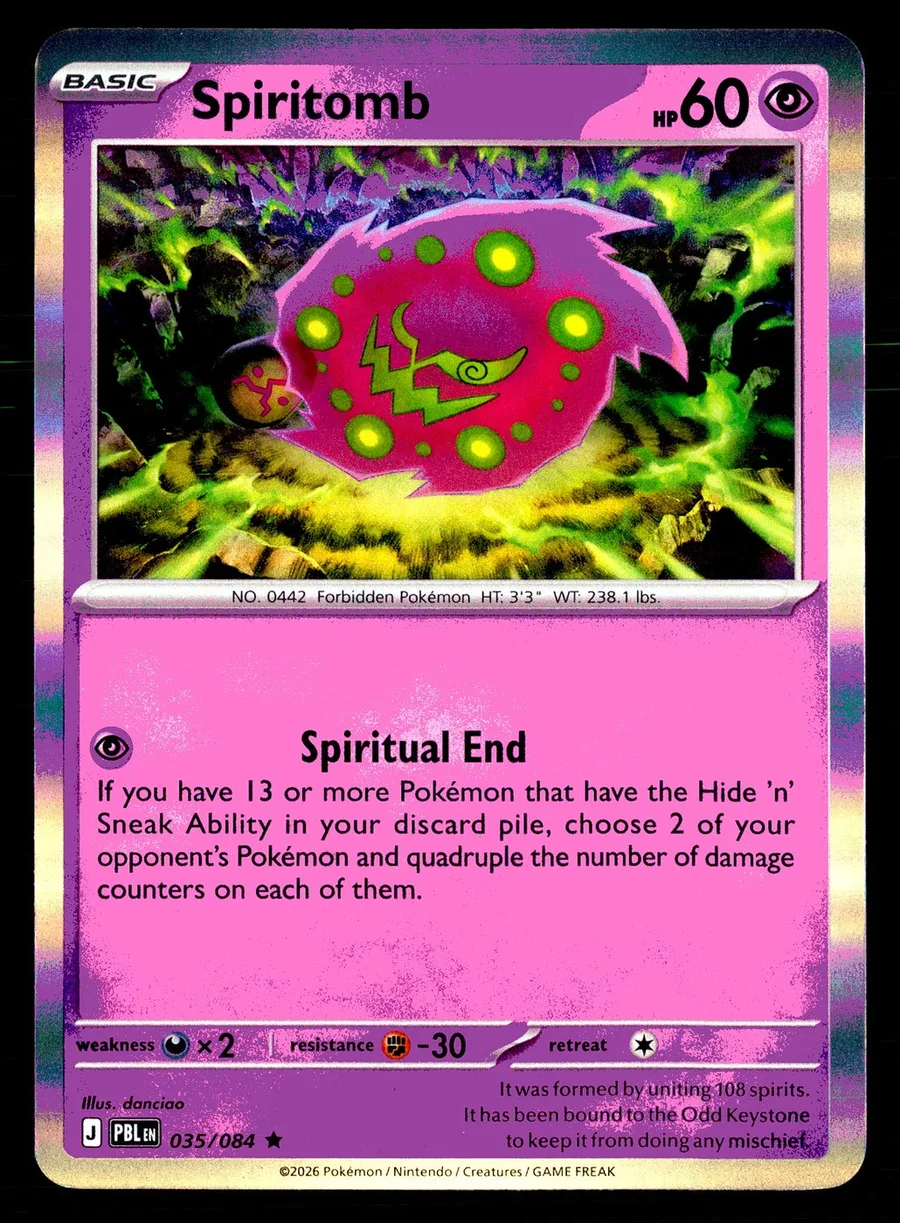 Spiritomb Pitch Black #35