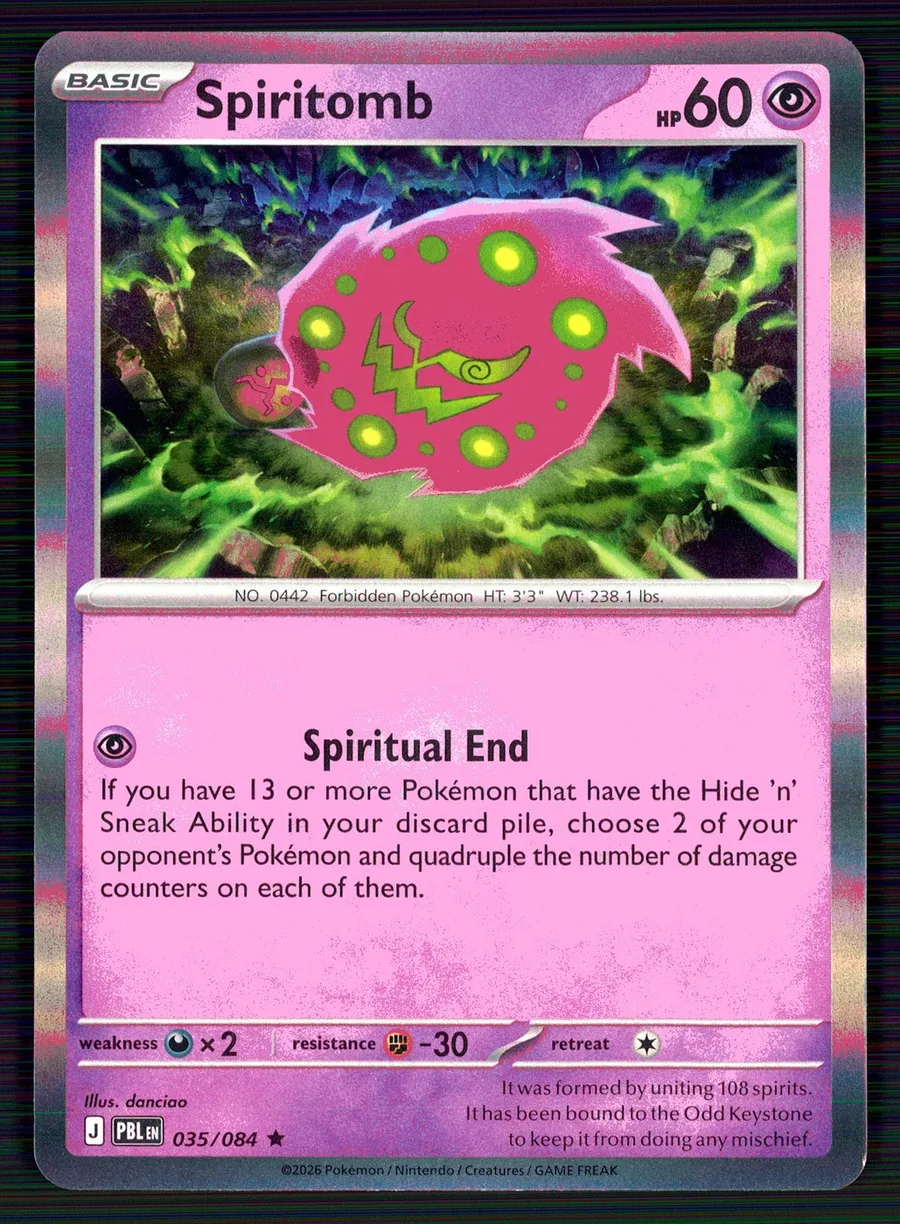 Spiritomb Pitch Black #35