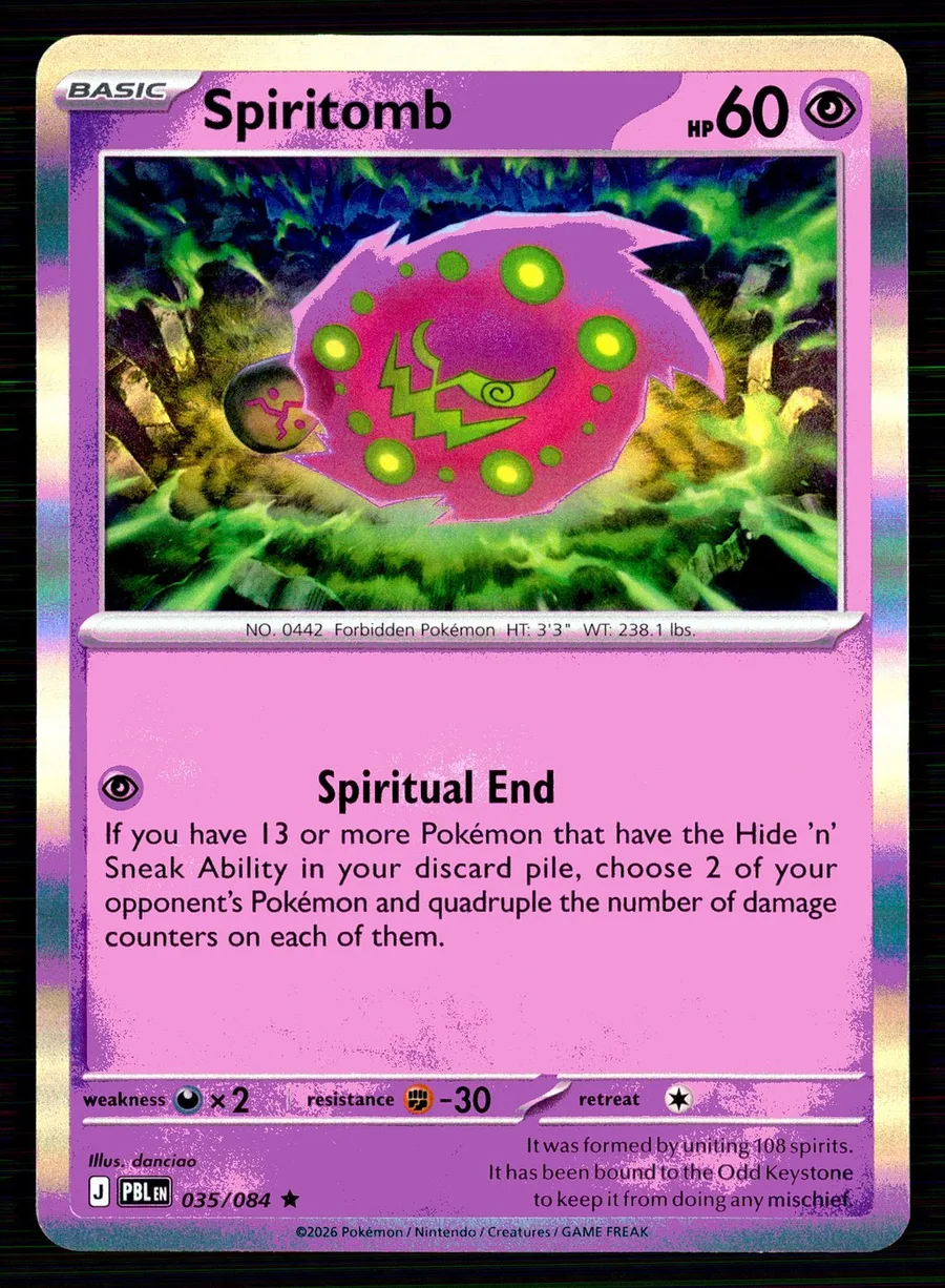 Spiritomb Pitch Black #35
