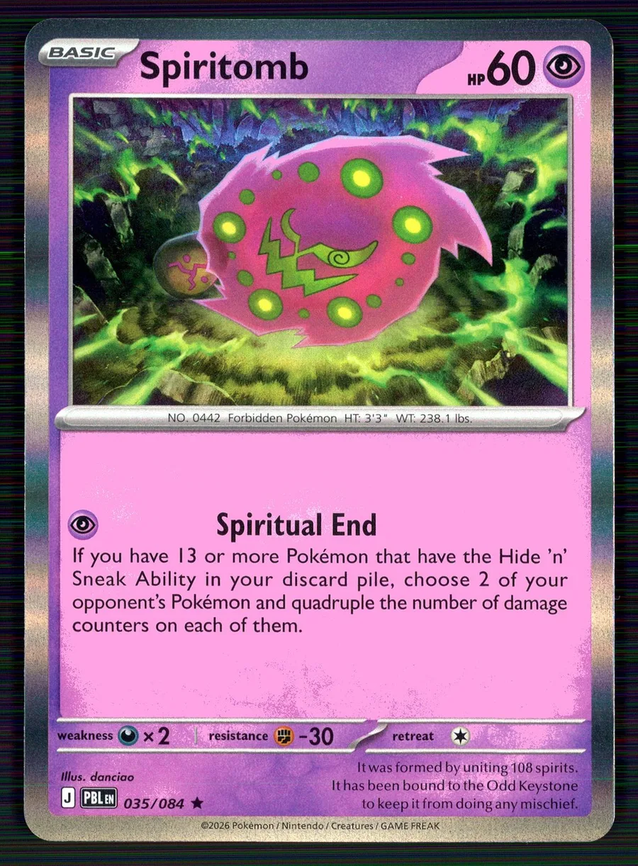 Spiritomb Pitch Black #35
