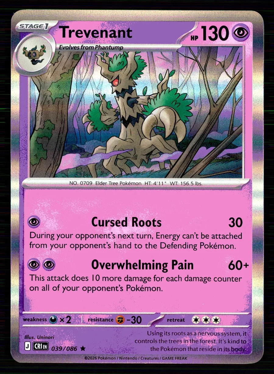 Trevenant Chaos Rising #39