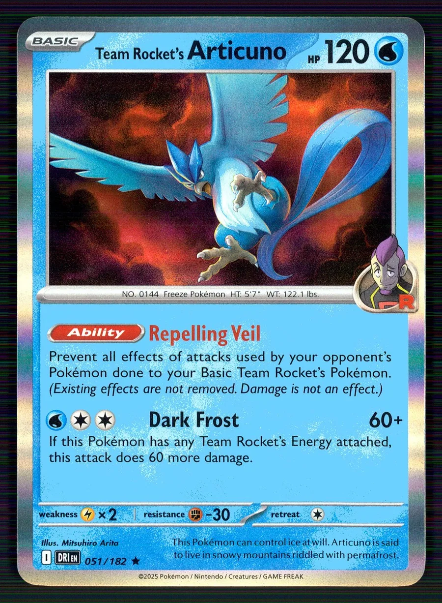Team Rocket's Articuno Destined Rivals #51
