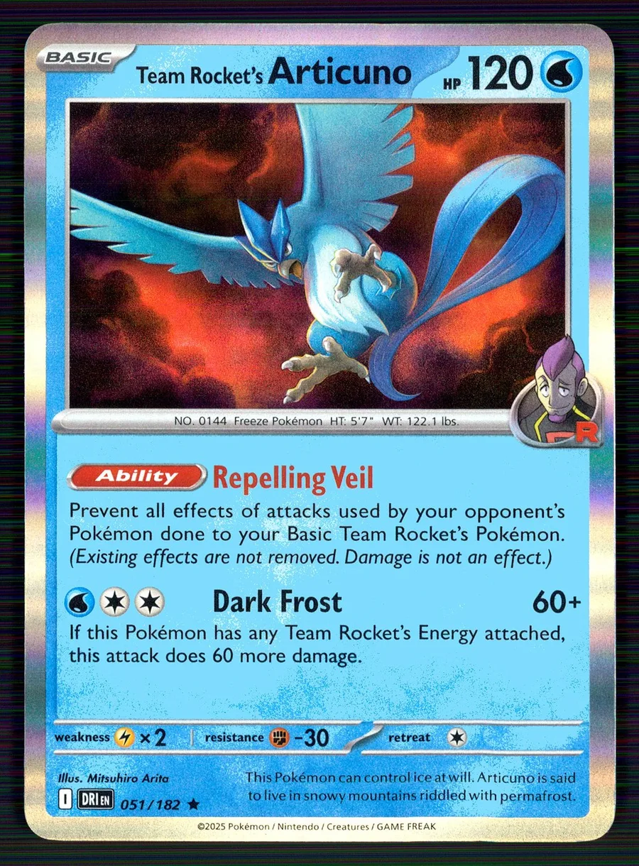 Team Rocket's Articuno Destined Rivals #51
