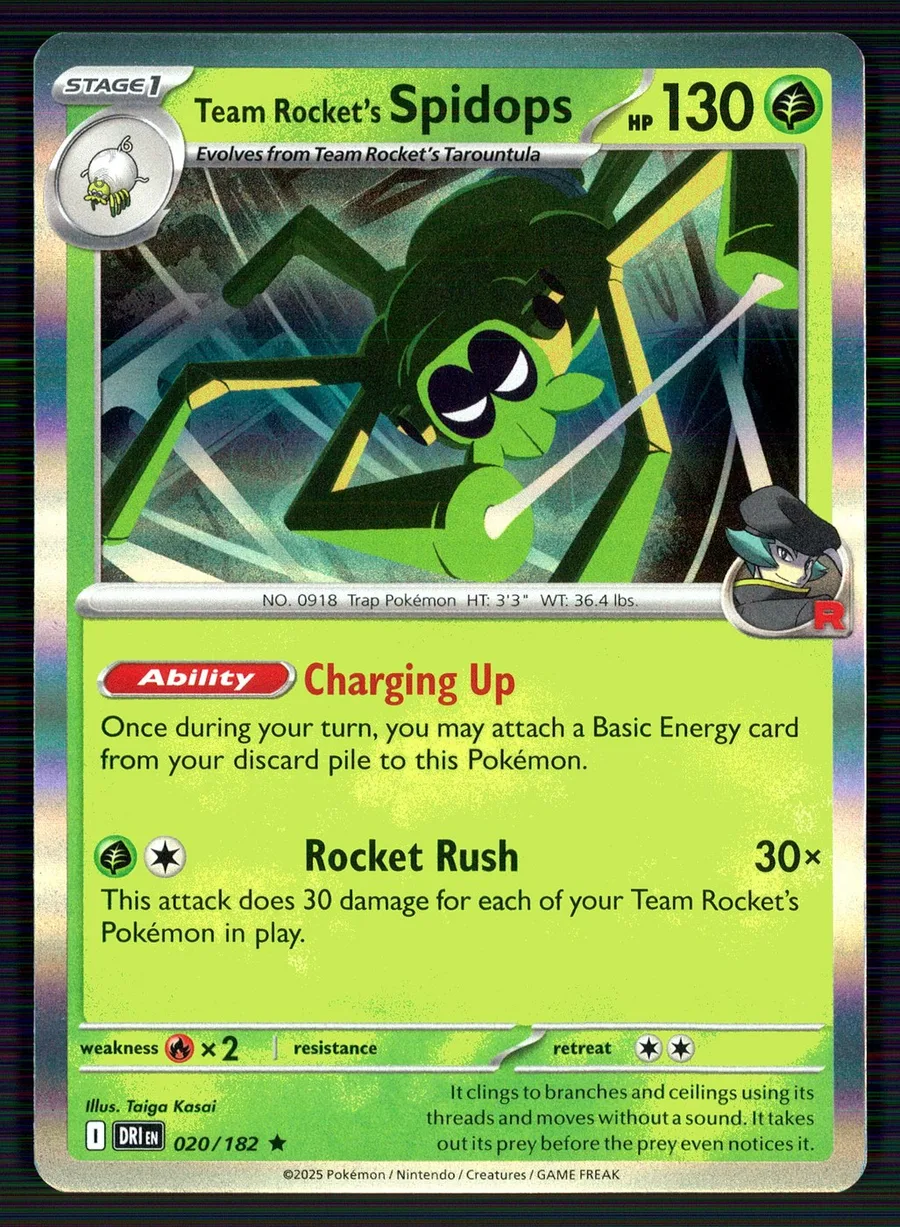 Team Rocket's Spidops Destined Rivals #20