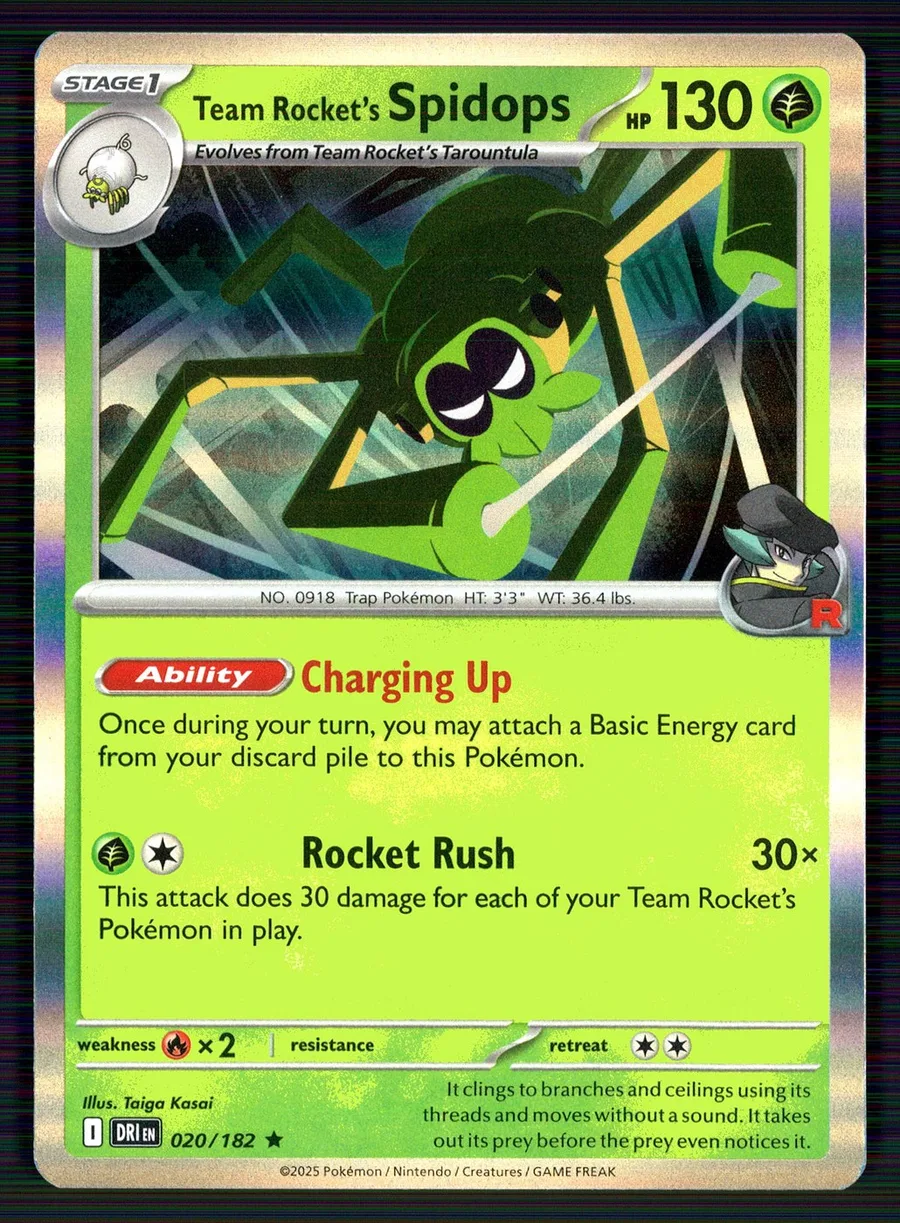 Team Rocket's Spidops Destined Rivals #20