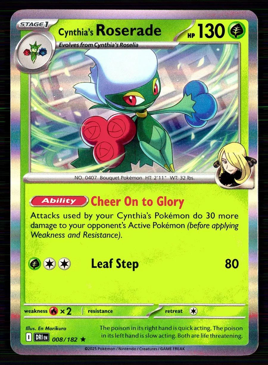 Cynthia's Roserade Destined Rivals #8