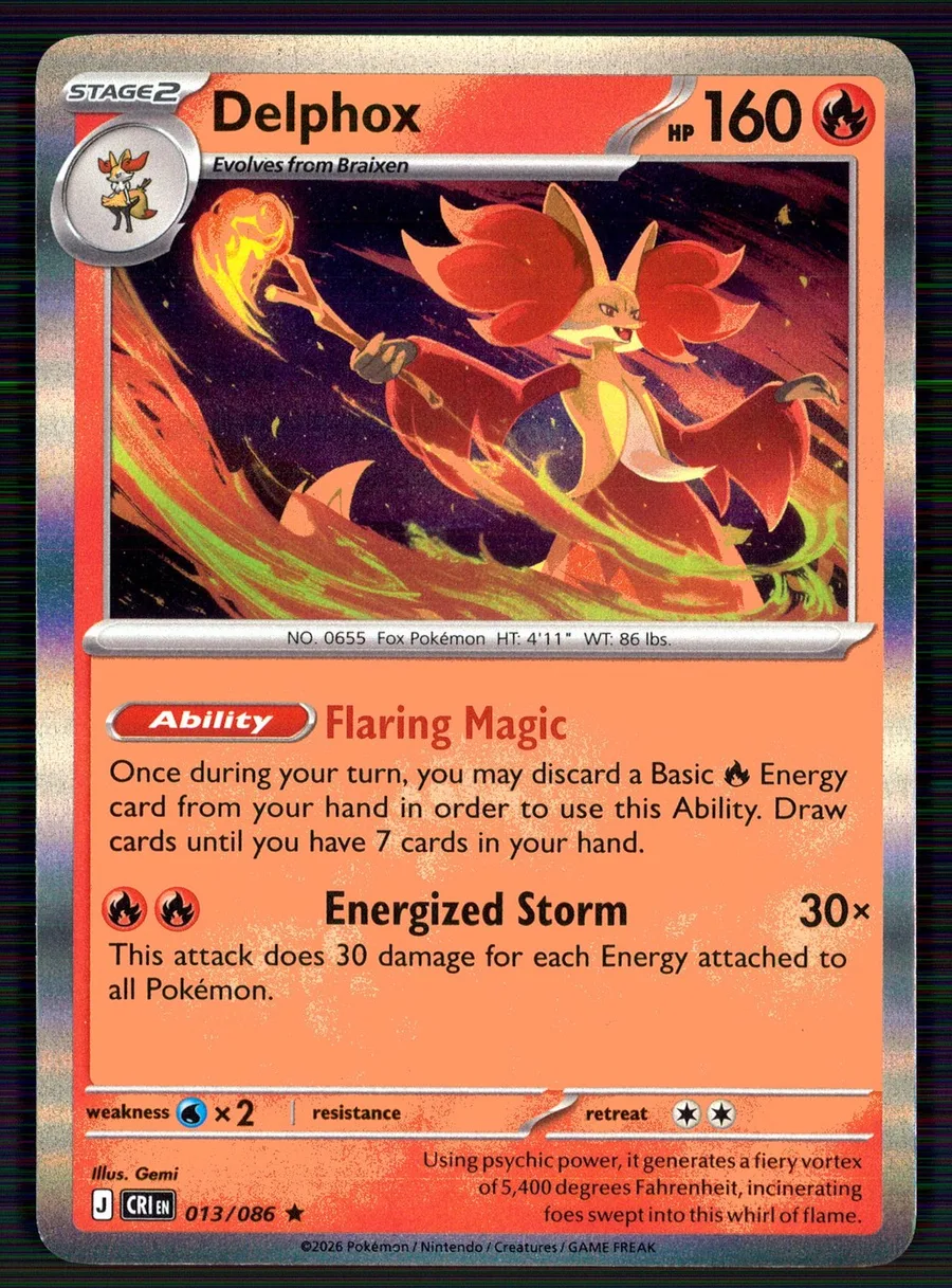 Delphox Chaos Rising #13