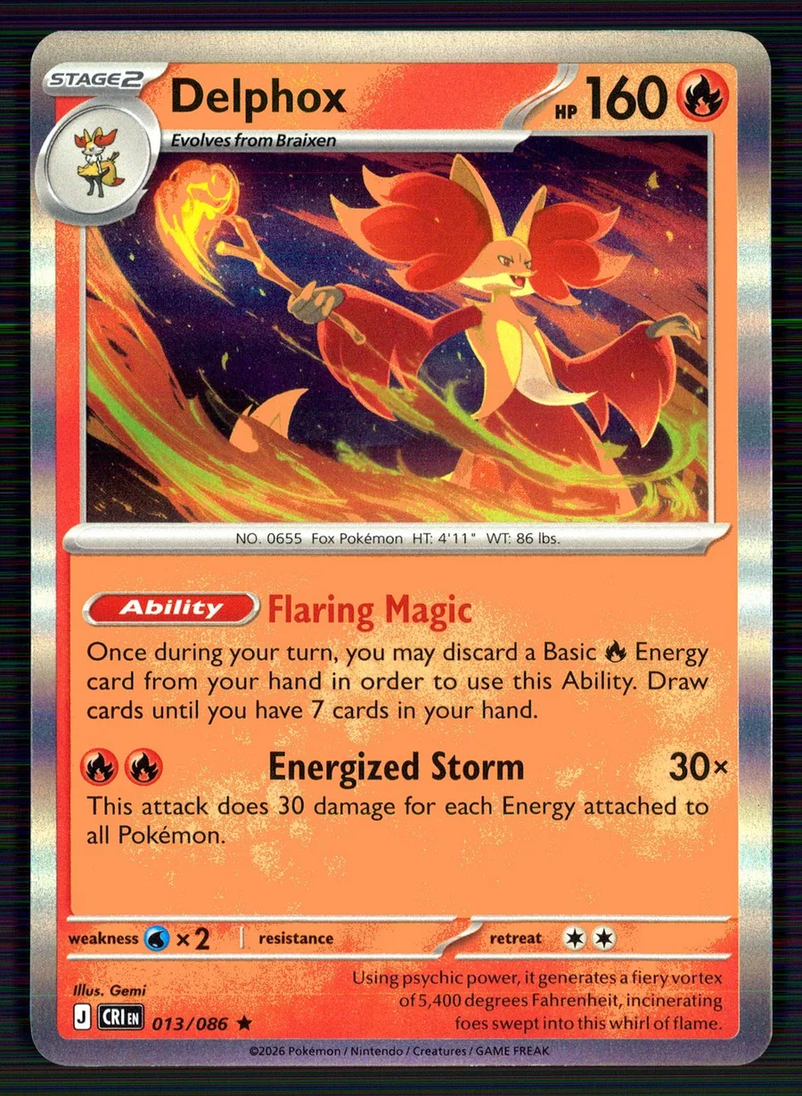 Delphox Chaos Rising #13
