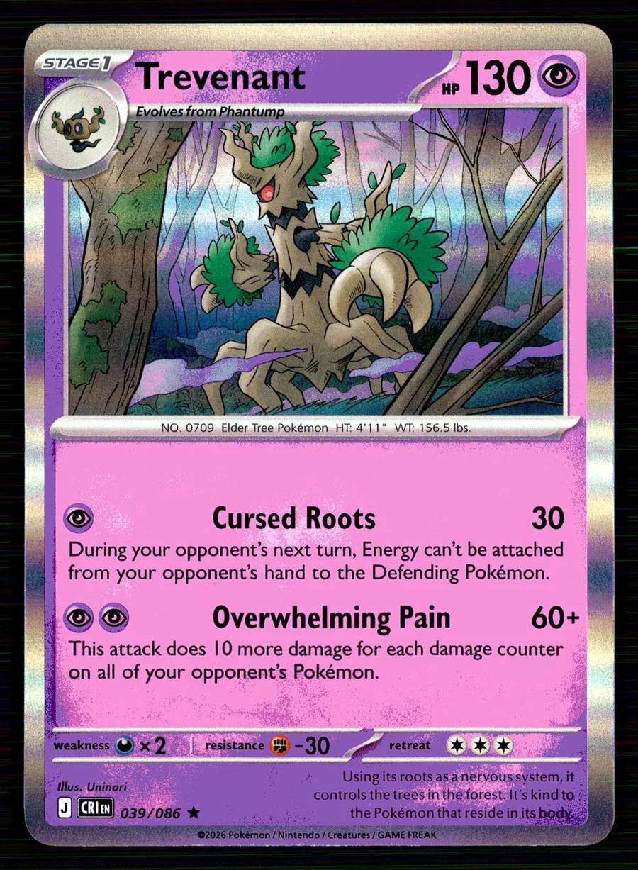 Trevenant Chaos Rising #39