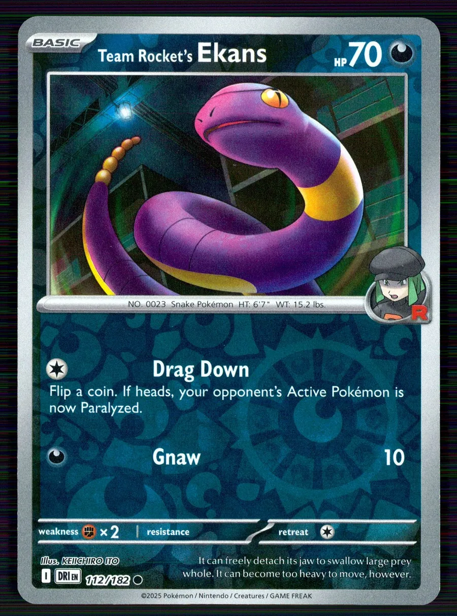 Team Rocket's Ekans Destined Rivals #112