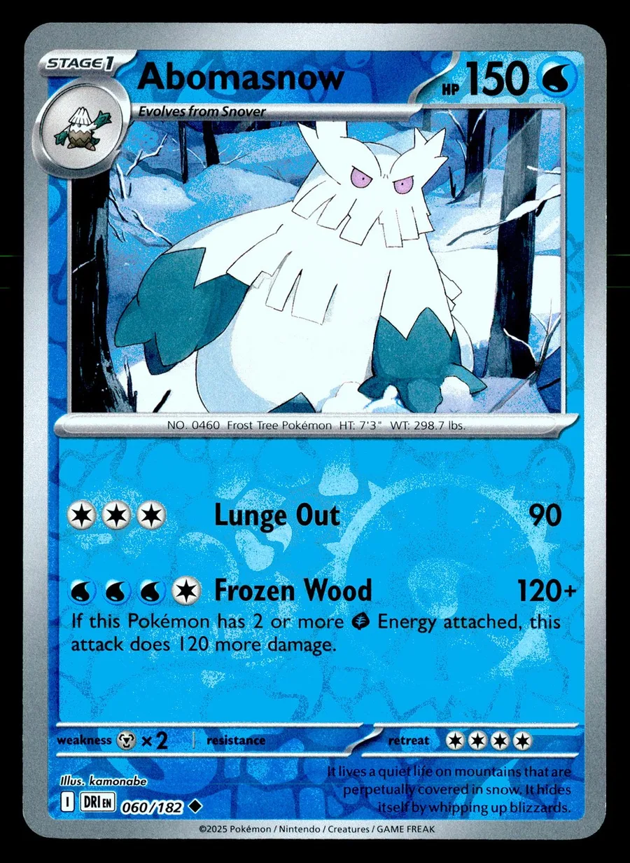 Abomasnow Destined Rivals #60