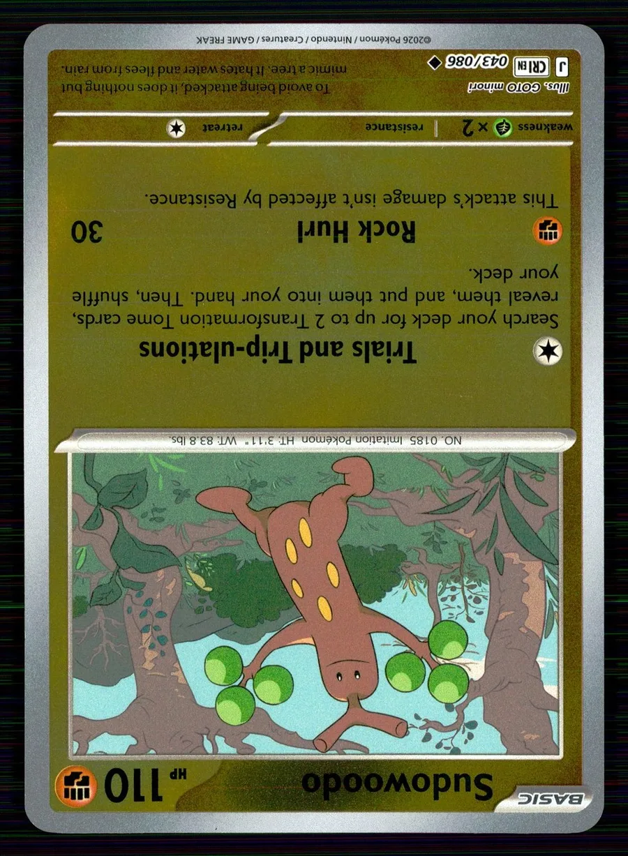Sudowoodo Chaos Rising #43