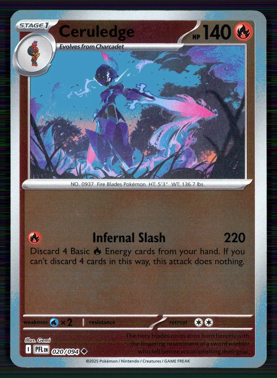 Ceruledge Phantasmal Flames #20